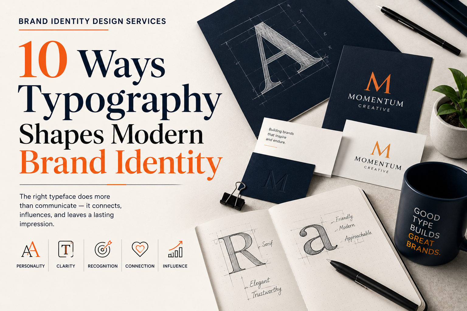 Brand Identity Design Services: 10 Ways Typography Shapes Modern Brand Identity