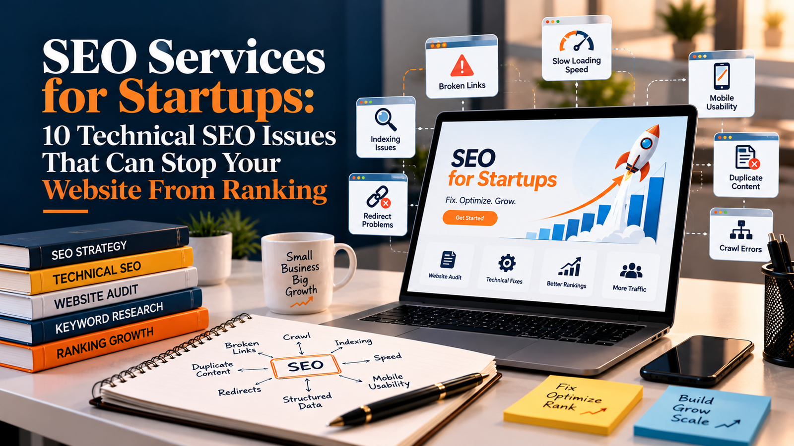 SEO Services for Startups: 10 Technical SEO Issues That Can Stop Your Website From Ranking